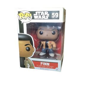 Funko Pop # 59 FINN Star Wars Force Awakens‎ vinyl bobble head toy New